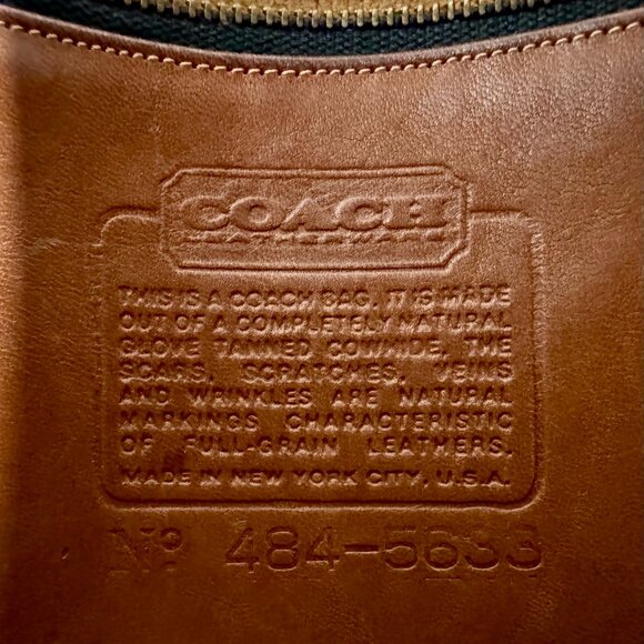 Coach Vintage Crossbody Bag 1980s - Tan - Gently Used, Great Condition - Picture 6 of 6